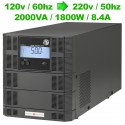 220 Volt/50Hz AC Power Source - Step-Up Voltage & Frequency Converters 2000VA/1800W