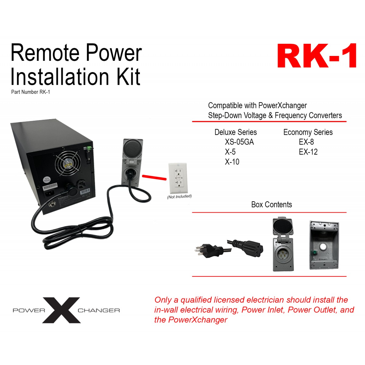 Remote Power Installation Kit (RK-1)