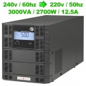220 Volt/50Hz AC Power Source - Step-Up Voltage & Frequency Converters 3000VA/2700W